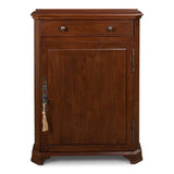 Entryway Slim Dante Hall Cabinet Walnut Bookcases LOOMLAN By Sarreid