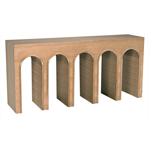 Enzo Console, White Oak Console Tables LOOMLAN By Noir