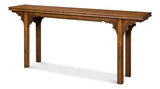 Equestrian Console Table Reclaimed Wood Console Tables LOOMLAN By Sarreid