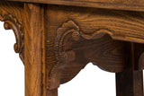 Equestrian Console Table Reclaimed Wood Console Tables LOOMLAN By Sarreid