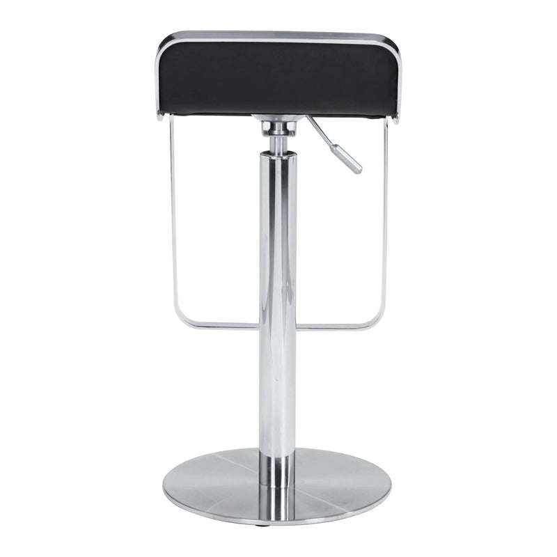 Equino Barstool Black Bar Stools LOOMLAN By Zuo Modern