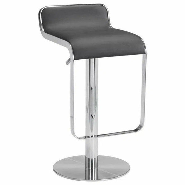 Equino Barstool Espresso Bar Stools LOOMLAN By Zuo Modern