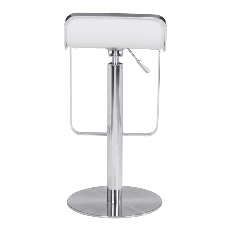 Equino Barstool White Bar Stools LOOMLAN By Zuo Modern