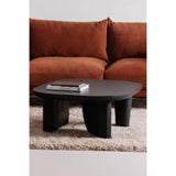 Era Wood Black Rectangular Coffee Table Coffee Tables LOOMLAN By Moe's Home