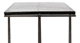 Erik Forged Iron Grey Square Side Table Side Tables LOOMLAN By Sarreid