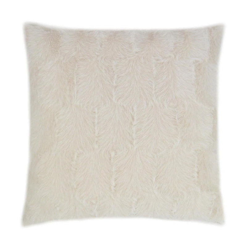 Ermelo Opal Off-White Throw Pillow With Insert Throw Pillows LOOMLAN By D.V. Kap