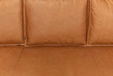 Esprit Leather Sofa Mid-Century Modern Sofas & Loveseats LOOMLAN By Sarreid