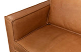 Esprit Leather Sofa Mid-Century Modern Sofas & Loveseats LOOMLAN By Sarreid