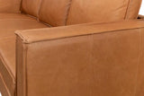 Esprit Leather Sofa Mid-Century Modern Sofas & Loveseats LOOMLAN By Sarreid