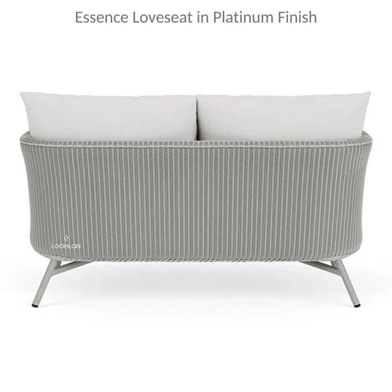 Essence Loveseat All Weather Wicker Furniture Lloyd Flanders Outdoor Sofas & Loveseats LOOMLAN By Lloyd Flanders