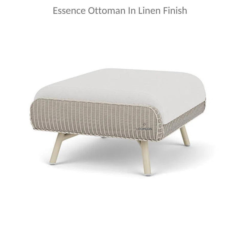 Essence Ottoman All Weather Wicker Furniture Lloyd Flanders Outdoor Ottomans LOOMLAN By Lloyd Flanders