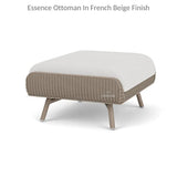 Essence Ottoman All Weather Wicker Furniture Lloyd Flanders Outdoor Ottomans LOOMLAN By Lloyd Flanders