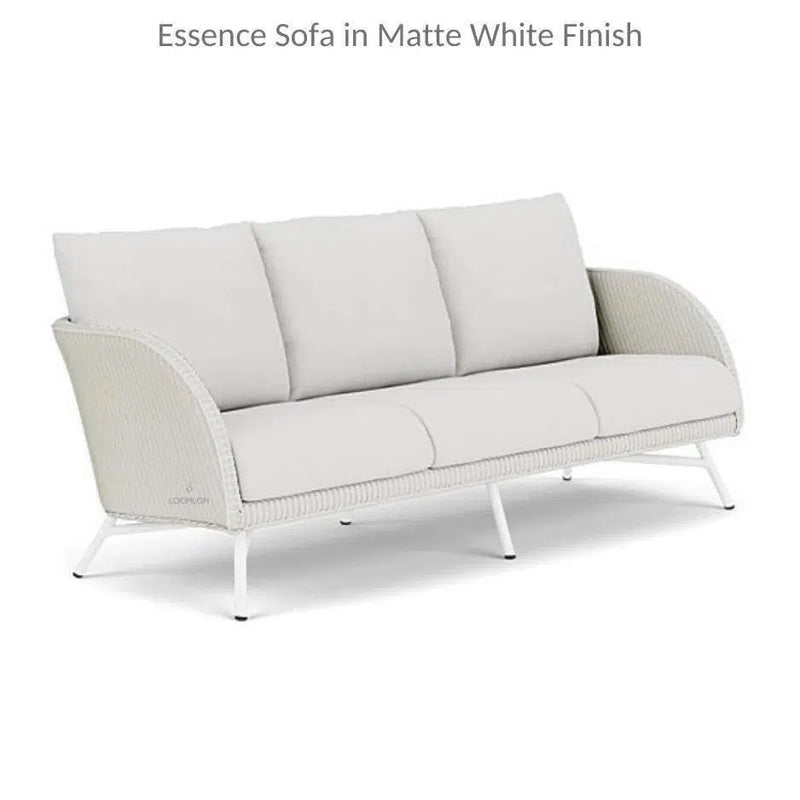 Essence Sofa All Weather Wicker Furniture Made in USA Lloyd Flanders Outdoor Sofas & Loveseats LOOMLAN By Lloyd Flanders