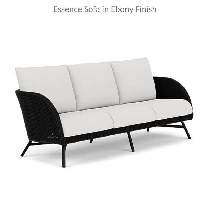 Essence Sofa All Weather Wicker Furniture Made in USA Lloyd Flanders Outdoor Sofas & Loveseats LOOMLAN By Lloyd Flanders