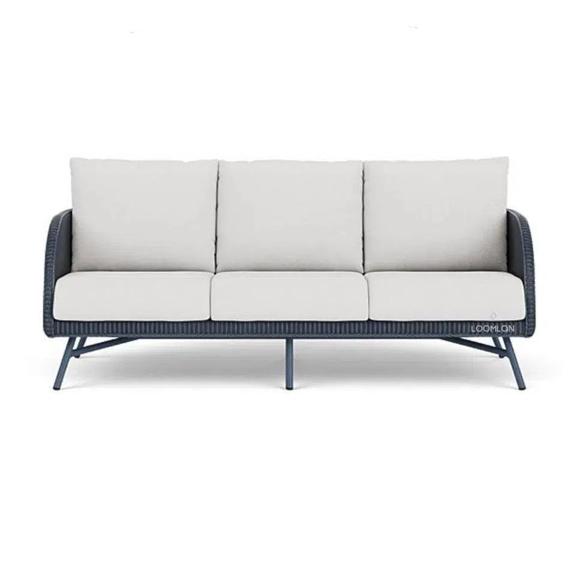 Essence Sofa All Weather Wicker Furniture Made in USA Lloyd Flanders Outdoor Sofas & Loveseats LOOMLAN By Lloyd Flanders