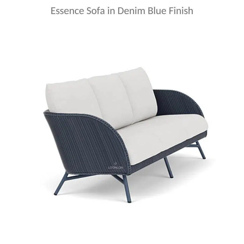 Essence Sofa All Weather Wicker Furniture Made in USA Lloyd Flanders Outdoor Sofas & Loveseats LOOMLAN By Lloyd Flanders