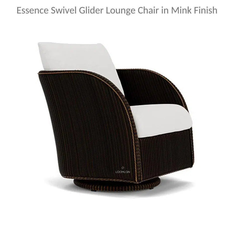 Essence Swivel Glider Lounge Chair Wicker Furniture Lloyd Flanders Outdoor Lounge Chairs LOOMLAN By Lloyd Flanders