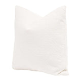 Essential White Performance Boucle Throw Pillow With Insert - Set of 2 Throw Pillows LOOMLAN By Essentials For Living