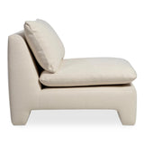 Estelle Polyester Upholstered Armless Lounge Chair Lounge Chairs LOOMLAN By Moe's Home