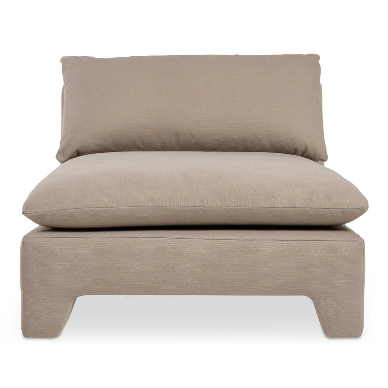 Estelle Polyester Upholstered Chaise Chaises LOOMLAN By Moe's Home