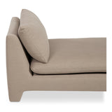 Estelle Polyester Upholstered Chaise Chaises LOOMLAN By Moe's Home
