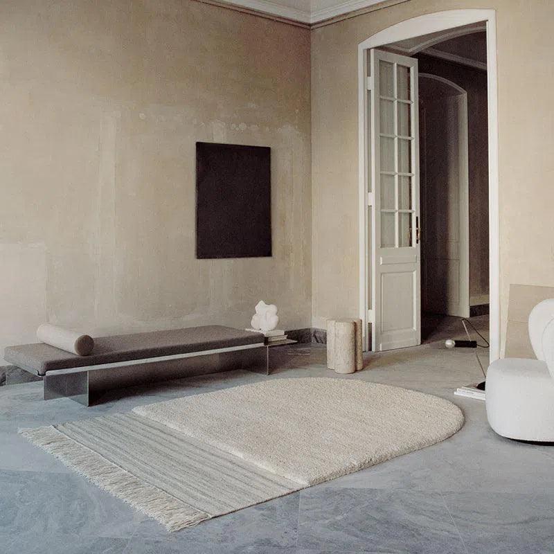 Eternal Eye Chalk Wool Area Rug By Linie Design Area Rugs LOOMLAN By Linie Design