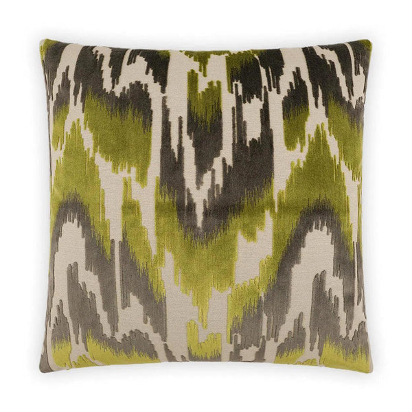 Ettica Absinthe Green Throw Pillow With Insert Throw Pillows LOOMLAN By D.V. Kap