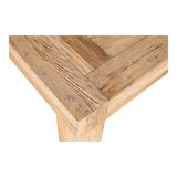 Evander Oak Rusti Reclaimed Wood Coffee Table Square Coffee Tables LOOMLAN By Moe's Home