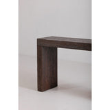 Evander Wood Brown Rectangular Console Table Console Tables LOOMLAN By Moe's Home