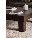 Evander Wood Brown Square Coffee Table Coffee Tables LOOMLAN By Moe's Home