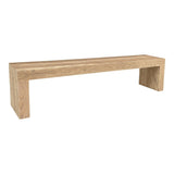 Evander Wood Dining Bench Dining Benches LOOMLAN By Moe's Home