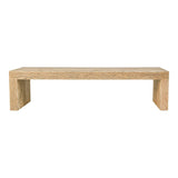 Evander Wood Dining Bench Dining Benches LOOMLAN By Moe's Home