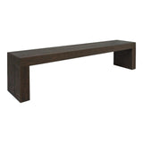 Evander Wood Dining Bench Dining Benches LOOMLAN By Moe's Home