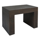 Evander Wood Side Table Side Tables LOOMLAN By Moe's Home