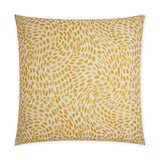 Everly Abstract Yellow Large Throw Pillow With Insert Throw Pillows LOOMLAN By D.V. Kap