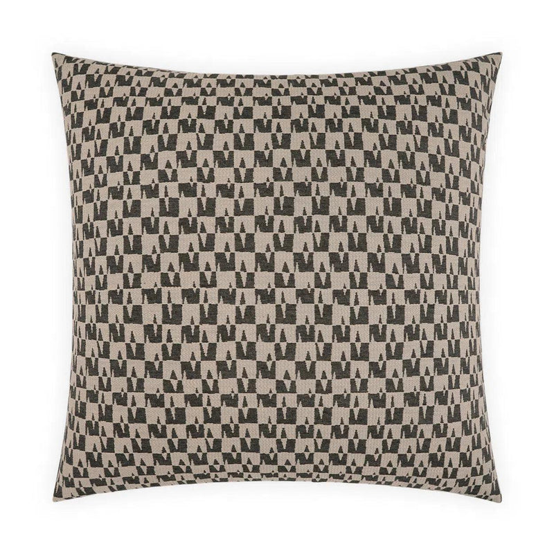 Evermore Brown Throw Pillow With Insert Throw Pillows LOOMLAN By D.V. Kap