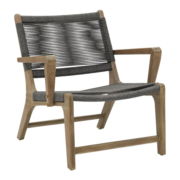 Explorer Oceans Lounge Chair - Mixed Grey Outdoor Lounge Chair Outdoor Lounge Chairs LOOMLAN By Seasonal Living