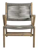 Explorer Oceans Lounge Chair - Mixed Grey Outdoor Lounge Chair Outdoor Lounge Chairs LOOMLAN By Seasonal Living