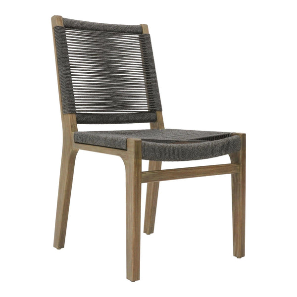 Explorer Oceans Side Chair Set of Two - Grey Outdoor Accent Chairs Outdoor Accent Chairs LOOMLAN By Seasonal Living