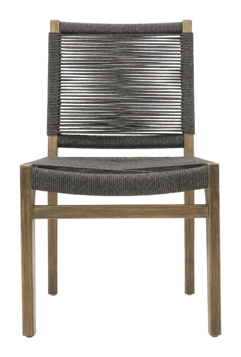 Explorer Oceans Side Chair Set of Two - Grey Outdoor Accent Chairs Outdoor Accent Chairs LOOMLAN By Seasonal Living