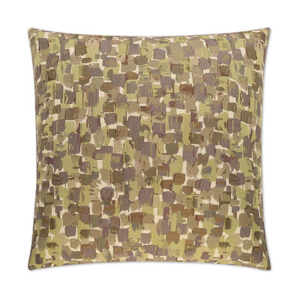 Expressionist Stone Brown Throw Pillow With Insert Throw Pillows LOOMLAN By D.V. Kap