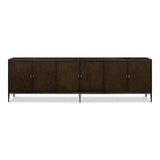 Extra Long Sideboard Buffet Barton Cabinet Artisan Grey Sideboards LOOMLAN By Sarreid