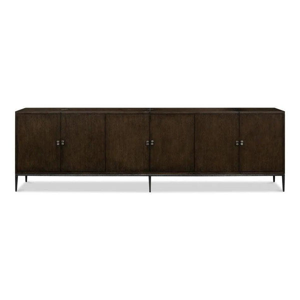 Extra Long Sideboard Buffet Barton Cabinet Artisan Grey Sideboards LOOMLAN By Sarreid