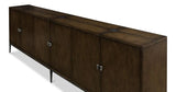 Extra Long Sideboard Buffet Barton Cabinet Artisan Grey Sideboards LOOMLAN By Sarreid