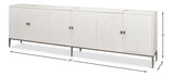 Extra Long Sideboard Buffet Barton Cabinet Working White Sideboards LOOMLAN By Sarreid