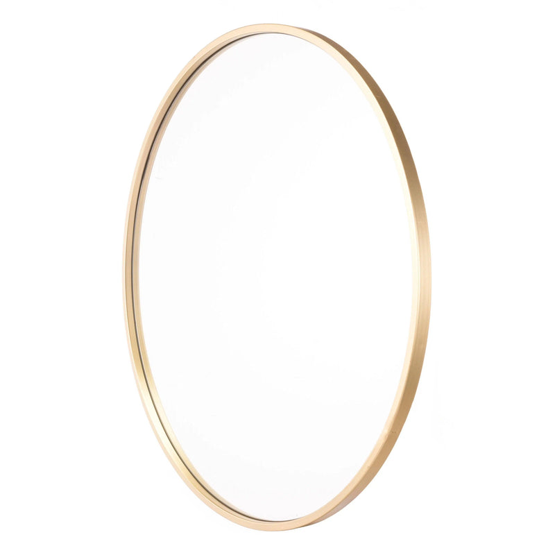 Eye Mirror Gold Wall Mirrors LOOMLAN By Zuo Modern