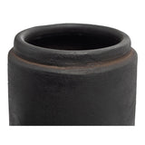 Ezra 12In Terracotta Black Vase Vases & Jars LOOMLAN By Moe's Home