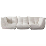 Ezra 3PC Modular Sofa in Cream Fabric Modular Sofas LOOMLAN By Diamond Sofa