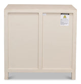 Ezra Three Drawer Commode Stone Grey Dressers LOOMLAN By Sarreid