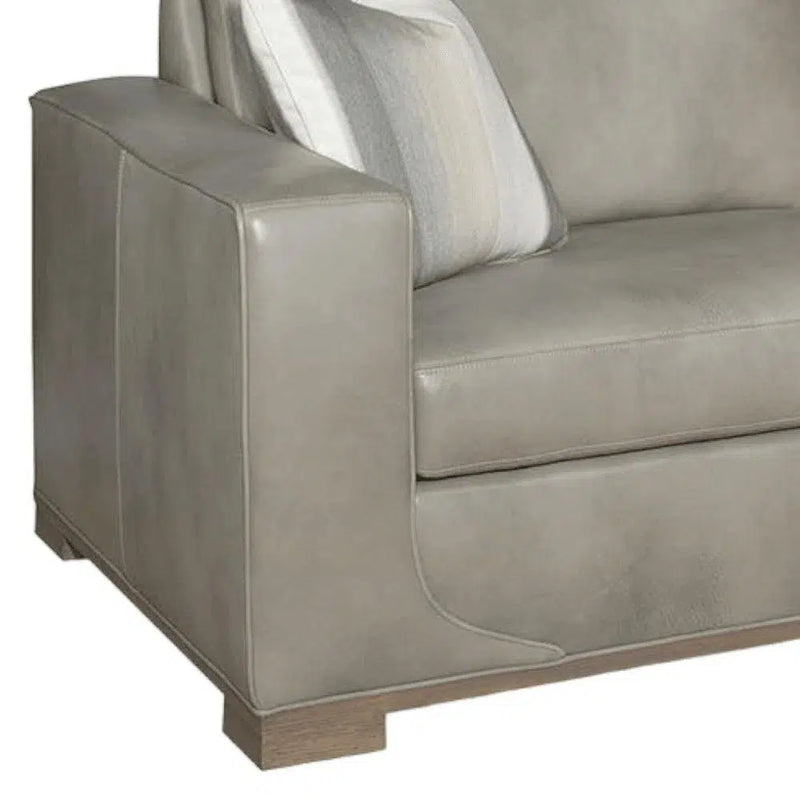 Fairview Custom Leather Sofa - Made to Order in the USA Sofas & Loveseats LOOMLAN By Uptown Sebastian